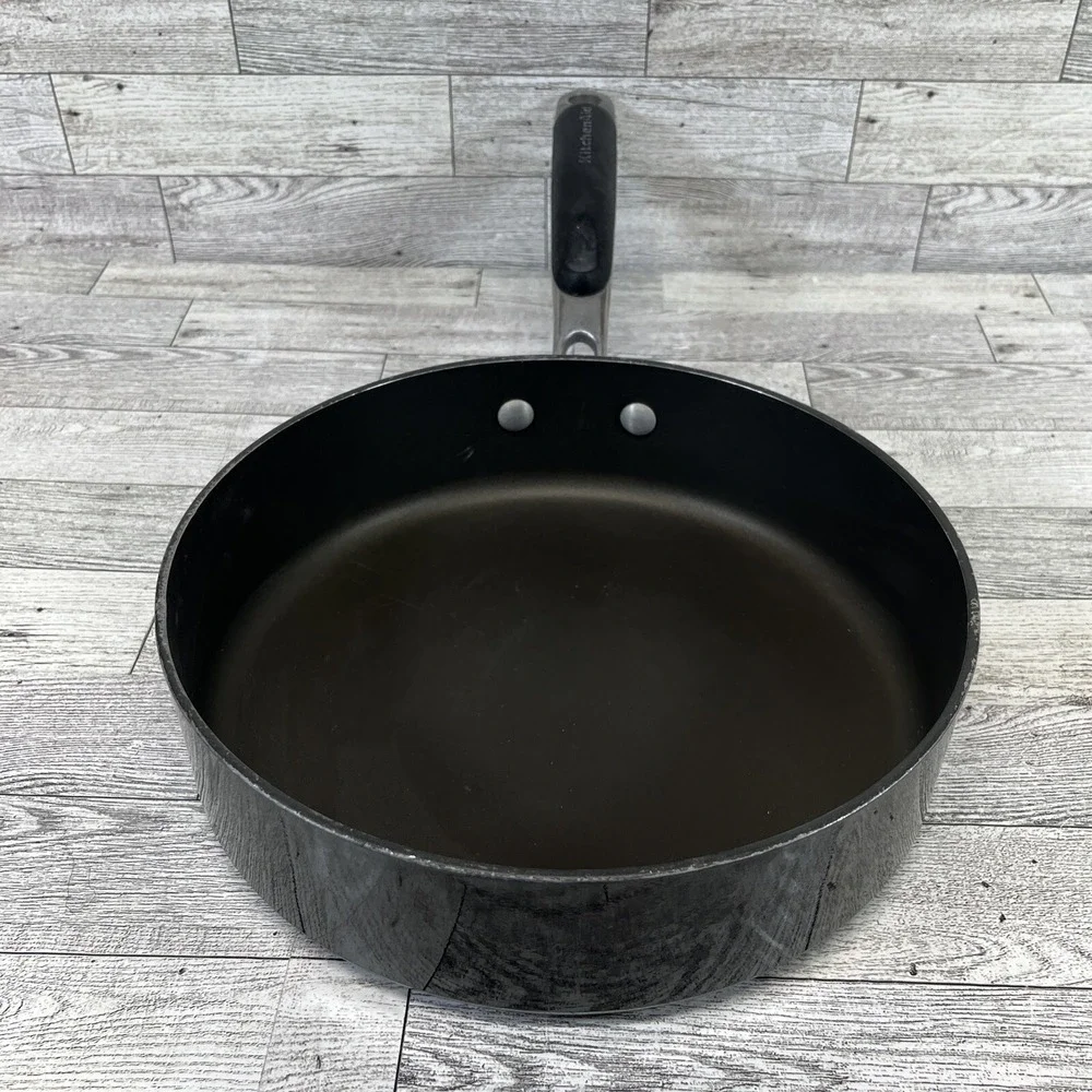 KitchenAid 3QT Non Stick Balanced Heat Distribution Sauce Pan‎ Skillet No Lid